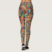 Colorful Paisley Leggings