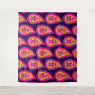 Colorful Paisley Wandteppich