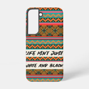 Colorful Pattern isn't White and Black Samsung Galaxy Hülle