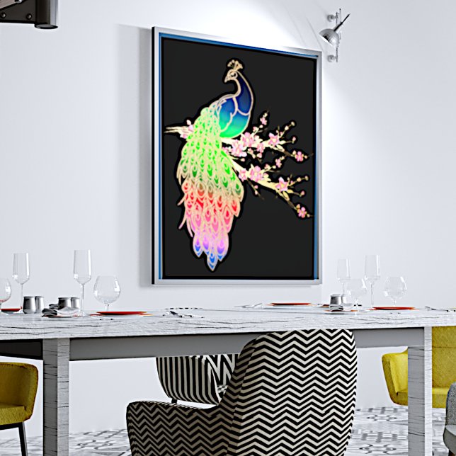 Colorful Peacock Foliendrucke (Von Creator hochgeladen)