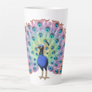 Colorful Peacock Milchtasse