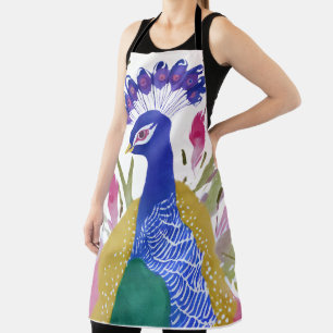 Colorful Peacock Schürze