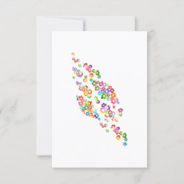 Colorful Peony Flowers Einladung