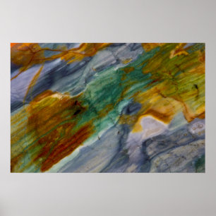 Colorful Piute Jasper Poster