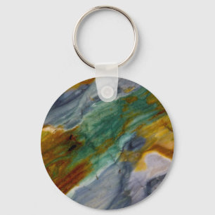 Colorful Piute Jasper Schlüsselanhänger