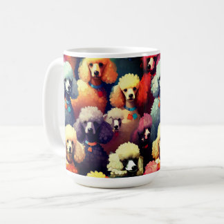 Colorful Poodle Mug | Artistic Coffee Cup for Dog  Kaffeetasse