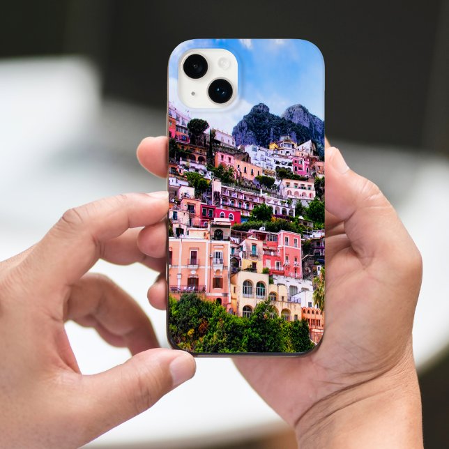 Colorful Positano, Italien Case-Mate iPhone Hülle (Bring a bit of Amafli Coast with you on this colorful iphone case.)