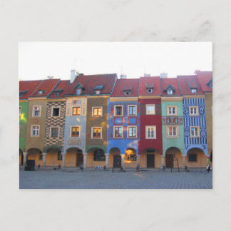 Colorful Poznan Postkarte