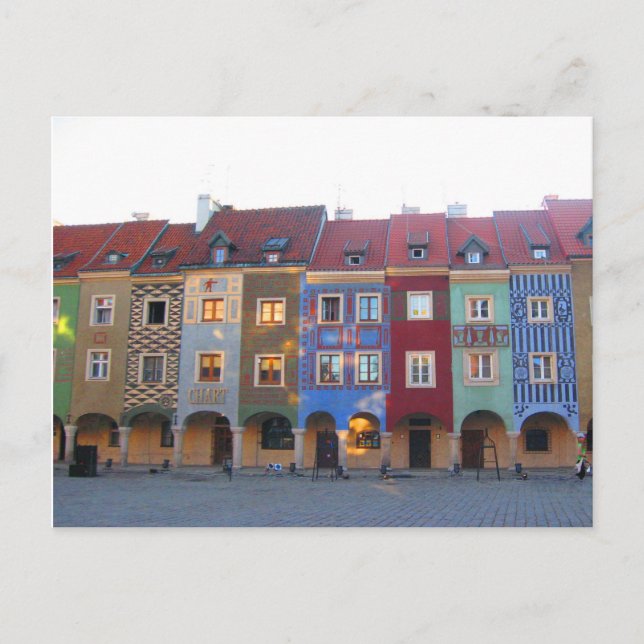 Colorful Poznan Postkarte (Vorderseite)