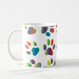 Colorful prismatic rainbow animal kaffeetasse