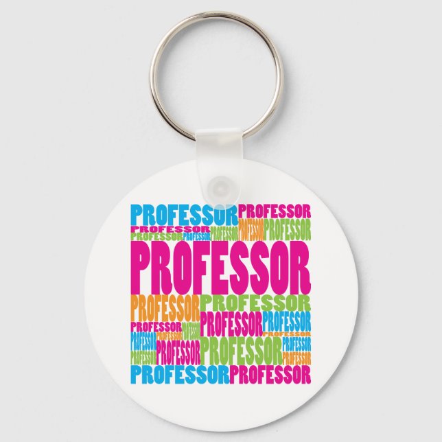 Colorful Professor Schlüsselanhänger (Vorderseite)