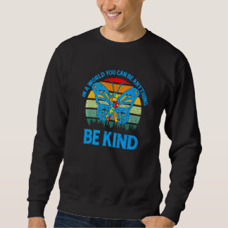 colorful puzzle pieces Autism Awareness Peace butt Sweatshirt