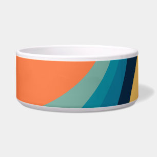 Colorful retro Circles Design Napf