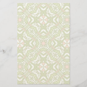 Colorful retro pattern background 2 briefpapier