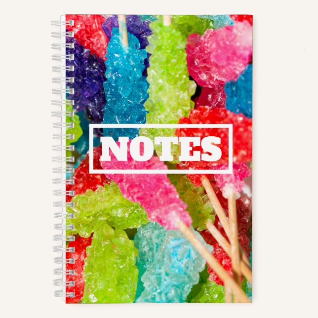 Colorful Rock Candy Notizbuch (Vorderseite)