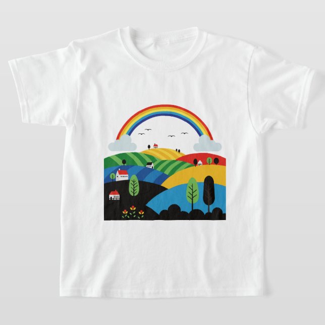 Colorful rural landscape T-Shirt (Ablage )
