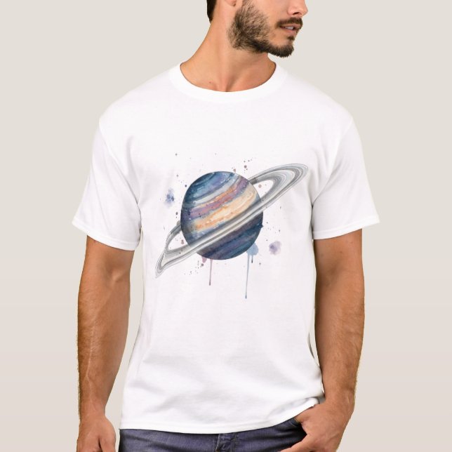 Colorful Saturn T-Shirt (Vorderseite)