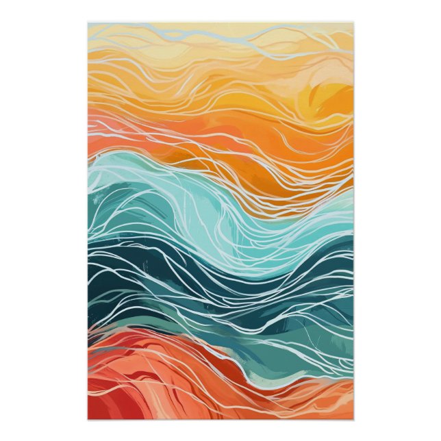 Colorful Sea Poster (Vorderseite)
