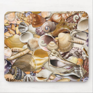 Colorful Seashells Mouse Pad Mousepad