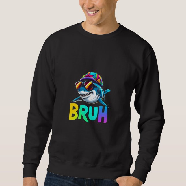 Colorful Shark Sweatshirt (Vorderseite)