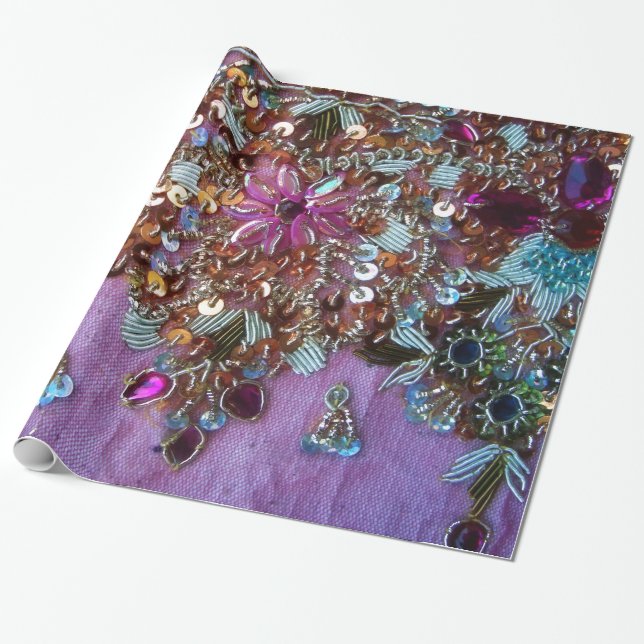 Colorful Shiny Jewlry Geschenkpapier (Ungerollt)
