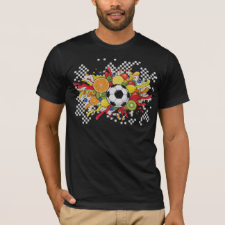 Colorful Soccer Checkerboard T-Shirt