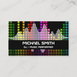 Colorful Sound Bar Equalizer   Erzeuger Visitenkarte