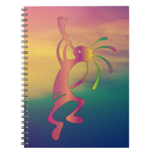 Colorful Southwest Kokopelli Notebook Notizblock