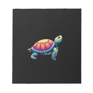 Colorful Splash Eastern Box Turtle (1) Notizblock