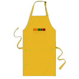 Colorful Squares Menu Text Graphic Lange Schürze