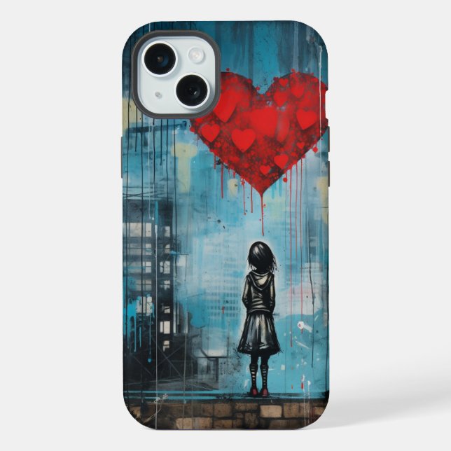 Colorful Street Art - Graffiti Phone Case iPhone Hülle (Rückseite)