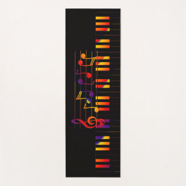 Colorful Stylish Musical Keyboard Yogamatte