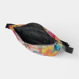 colorful suns by Lydia's Art Sangria Bauchtasche