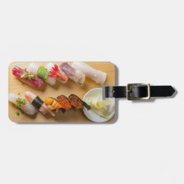 Colorful Sushi Assortment – Japanese Food Luggage Gepäckanhänger