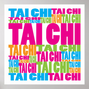 Colorful Tai Chi Poster