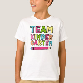 Colorful Team Kindergarten - Erster Schultag T-Shirt