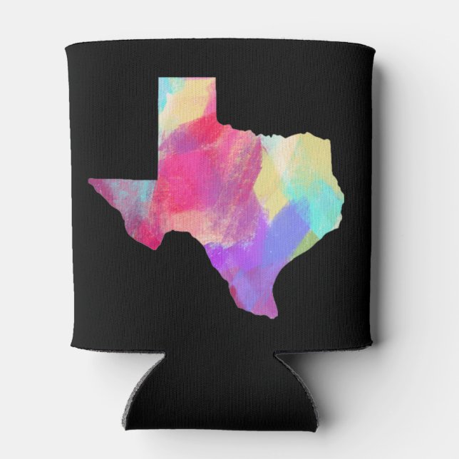 Colorful Texas Koozie Dosenkühler (Rückseite)
