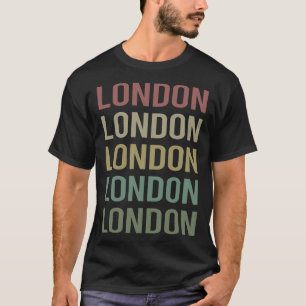 Colorful Text Art - London Name T-Shirt