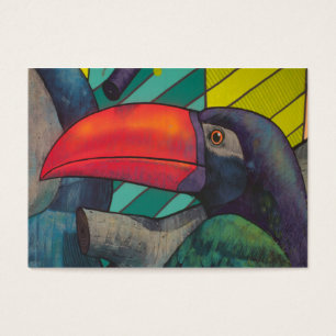 Colorful Toucan Graffiti