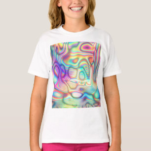 Colorful Trippy Holo Holographic T-Shirt