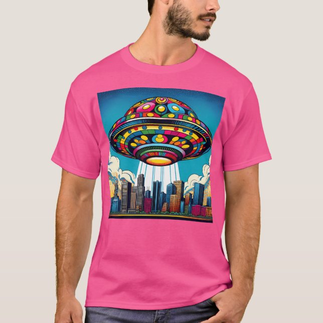 Colorful Ufo T-Shirt (Vorderseite)