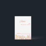 Colorful Wildblume Wedding Advice Card Hinweiskarte<br><div class="desc">Das ist eine schöne,  elegante Wildblume Wedding Advice Card. Diese farbenfrohe Hochzeitsratenkarte für Wildblumen ist perfekt für Ihre schlichte,  skurrile Hochzeitsfeier mit Boho. Es ist perfekt wie Hochzeitskarten,  Platzkarten,  Visitenkarten und mehr. Klicken Sie auf die Schaltfläche Anpassen,  um das Design zu personalisieren.</div>