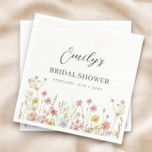 Colorful Wildflower Bridal Shower In Bloom Garden