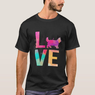 Colorful Yorkshire Terrier Dog Mama Gifts Yorkshir T-Shirt