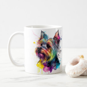 Colorful Yorkshire Terrier Dog Pet Tasse, Cup Kaffeetasse
