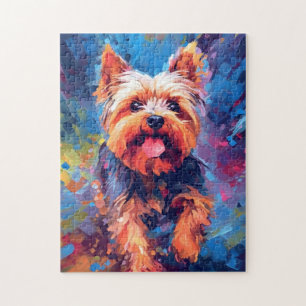 Colorful Yorkshire Terrier Puzzle