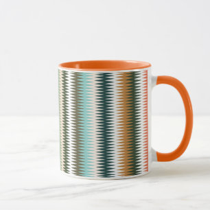 COLORFUL Zigzag Multicolor Muster Tasse