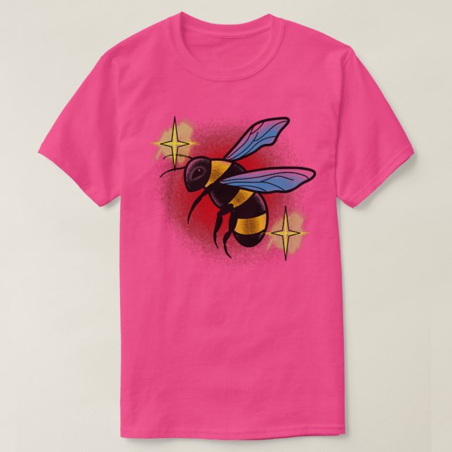 Colorfull bee T-Shirt (Design vorne)
