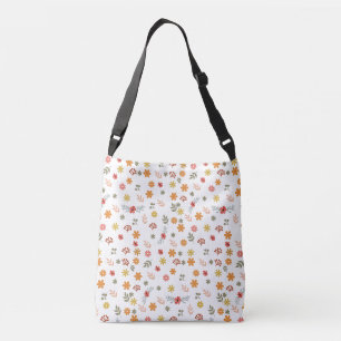Colorfull Cute spring floral, watercolor pattern Tragetaschen Mit Langen Trägern