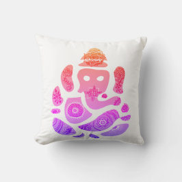 Colorfull Ganesha Elepnat God Throw Cushion Kissen